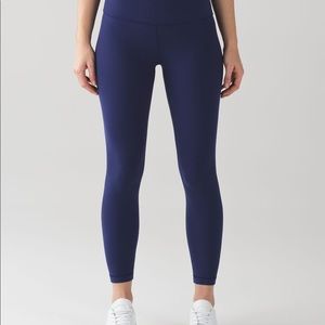 Blue Lululemon leggings
